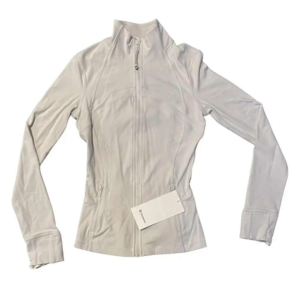 NWT Lululemon Define Jacket Nulu MD Size 4 Bone 🤍 Sold Out & Stretchy Fit - Picture 4 of 7